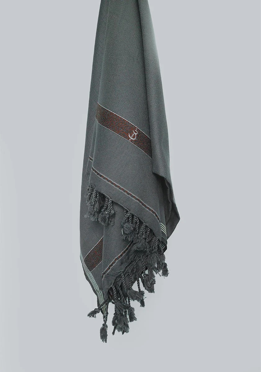 1 Pcs Men's Wool Plain Shawl